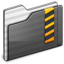 Security Folder black icon